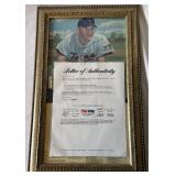 Harmon Killebrew Autographed Cope Enterprises Poster Collection w/ Full PSADNA Letter of Authenticity Framed 21x13" Minnesota Twins Baseball