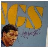 Joey Browner Autographed Limited Edition /500 1987 Minnesota Vikings Purple Power Poster