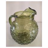 Anchor Hocking 'Lido Milano' Green Glass Pitcher Anchor Hocking 'Lido Milano' Green Glass Pitcher