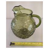 Anchor Hocking 'Lido Milano' Green Glass Pitcher Anchor Hocking 'Lido Milano' Green Glass Pitcher