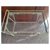 Wrought Iron & Glass Plant Stand Wrought Iron & Glass Plant Stand