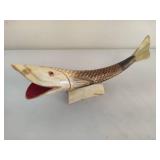 Carved Cow/Bull Horn Fish Sculpture Carved Cow/Bull Horn Fish Sculpture