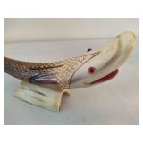 Carved Cow/Bull Horn Fish Sculpture Carved Cow/Bull Horn Fish Sculpture