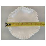Fenton Hobnail Milk Glass Bowl, Milk Glass Vase & Serving Bowl Fenton Hobnail Milk Glass Bowl, Milk Glass Vase & Serving Bowl