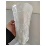 Fenton Hobnail Milk Glass Bowl, Milk Glass Vase & Serving Bowl Fenton Hobnail Milk Glass Bowl, Milk Glass Vase & Serving Bowl