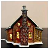 St. Nicholas Square 'The Log Cabin' and 'The Barn' *w/Original Boxes* St. Nicholas Square 'The Log Cabin' and 'The Barn' *w/Original Boxes*