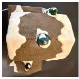 St. Nicholas Square 'The Log Cabin' and 'The Barn' *w/Original Boxes* St. Nicholas Square 'The Log Cabin' and 'The Barn' *w/Original Boxes*