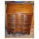 Solid Wood Drop Front Secretary Desk Solid Wood Drop Front Secretary Desk