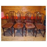 Eight Great Northern Chair Company Wood Chairs Eight Great Northern Chair Company Wood Chairs