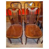 Eight Great Northern Chair Company Wood Chairs Eight Great Northern Chair Company Wood Chairs