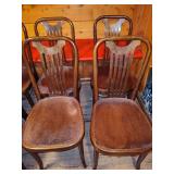 Eight Great Northern Chair Company Wood Chairs Eight Great Northern Chair Company Wood Chairs