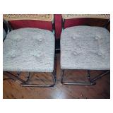 Four Bar Height Stools w/Footrests Four Bar Height Stools w/Footrests