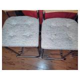 Four Bar Height Stools w/Footrests Four Bar Height Stools w/Footrests