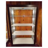 Pair of Lighted Metal/Glass Display Cases Pair of Lighted Metal/Glass Display Cases