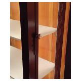 Pair of Lighted Metal/Glass Display Cases Pair of Lighted Metal/Glass Display Cases