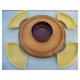 Vintage Lazy Susan Chip/Dip Bowls Vintage Lazy Susan Chip/Dip Bowls