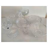 Assortment of Crystal Serving/Decor Pieces Assortment of Crystal Serving/Decor Pieces