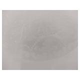 Large Milk Glass Bowl, Serving Tray & Saucer Large Milk Glass Bowl, Serving Tray & Saucer