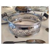 Lot of Silver Plate & Pewter Serving Pieces Lot of Silver Plate & Pewter Serving Pieces