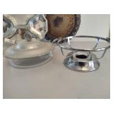 Lot of Silver Plate & Pewter Serving Pieces Lot of Silver Plate & Pewter Serving Pieces