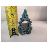 Etched Glass Christmas Tree Round Platter & Twelve Christmas Tree Napkin Rings Etched Glass Christmas Tree Round Platter & Twelve Christmas Tree Napkin Rings