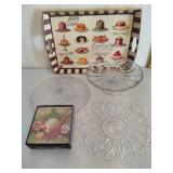 Dessert Tray, Cake Plate & Cookie & Appetizer Plates Dessert Tray, Cake Plate & Cookie & Appetizer Plates