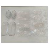 Banana Split Glass Dishes & Knife Rests Banana Split Glass Dishes & Knife Rests