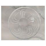 Lot of Assorted Glass Serving & Decor Pieces - Some with Gold Rim Lot of Assorted Glass Serving & Decor Pieces - Some with Gold Rim