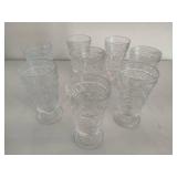 Eight Hazel Atlas Peanut Butter Glasses Eight Hazel Atlas Peanut Butter Glasses