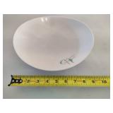 MCM Glass Floral Plate & Resin Bowl MCM Glass Floral Plate & Resin Bowl