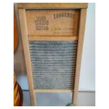 Picnic Basket, Washboard, Potato Masher & Rug Beater Picnic Basket, Washboard, Potato Masher & Rug Beater