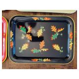 Assortment of Metal Decorative Trays Assortment of Metal Decorative Trays