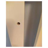 White Full Sized Headboard & Rails White Full Sized Headboard & Rails