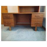 Two Piece Desk/Credenza & Chair on Wheels Two Piece Desk/Credenza & Chair on Wheels