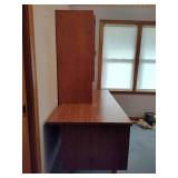 Two Piece Desk/Credenza & Chair on Wheels Two Piece Desk/Credenza & Chair on Wheels