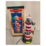 Holiday Revolving Lighthouse, Tealight Holder & Skating Children Waterglobe Holiday Revolving Lighthouse, Tealight Holder & Skating Children Waterglobe