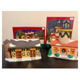 Authentic Christmas Valle ' The Yellow Barn' and 'The Stucco Lighthouse' *w/Original Boxes* Authentic Christmas Valle ' The Yellow Barn' and 'The Stucco Lighthouse' *w/Original Boxes*