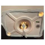 Authentic Christmas Valle ' The Yellow Barn' and 'The Stucco Lighthouse' *w/Original Boxes* Authentic Christmas Valle ' The Yellow Barn' and 'The Stucco Lighthouse' *w/Original Boxes*