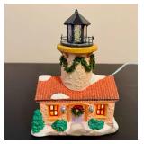 Authentic Christmas Valle ' The Yellow Barn' and 'The Stucco Lighthouse' *w/Original Boxes* Authentic Christmas Valle ' The Yellow Barn' and 'The Stucco Lighthouse' *w/Original Boxes*
