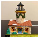 Authentic Christmas Valle ' The Yellow Barn' and 'The Stucco Lighthouse' *w/Original Boxes* Authentic Christmas Valle ' The Yellow Barn' and 'The Stucco Lighthouse' *w/Original Boxes*