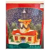 Authentic Christmas Valle ' The Yellow Barn' and 'The Stucco Lighthouse' *w/Original Boxes* Authentic Christmas Valle ' The Yellow Barn' and 'The Stucco Lighthouse' *w/Original Boxes*