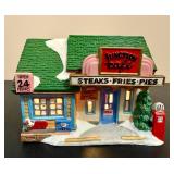 Authentic Christmas Valley Set of Three Lighted Houses Authentic Christmas Valley Set of Three Lighted Houses