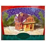 Authentic Christmas Valley Set of Three Lighted Houses Authentic Christmas Valley Set of Three Lighted Houses