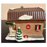 Authentic Christmas Valley Set of Three Lighted Houses Authentic Christmas Valley Set of Three Lighted Houses