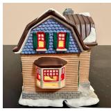 Authentic Christmas Valley Set of Three Lighted Houses Authentic Christmas Valley Set of Three Lighted Houses
