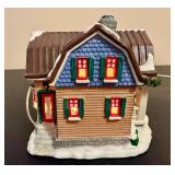 Authentic Christmas Valley Set of Three Lighted Houses Authentic Christmas Valley Set of Three Lighted Houses
