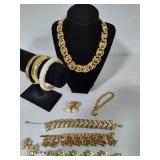Vintage Costume Jewelry - Many Stamped Pieces Vintage Costume Jewelry - Many Stamped Pieces