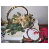 Brass Horns, Pine Cones & Holiday Decor Brass Horns, Pine Cones & Holiday Decor