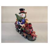 Christmas Swinging Characters & Snowman Train Christmas Swinging Characters & Snowman Train