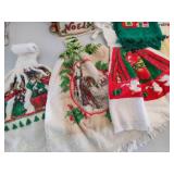 Holiday Linens, Pot Holders & Whimsical Tea Pot Holiday Linens, Pot Holders & Whimsical Tea Pot